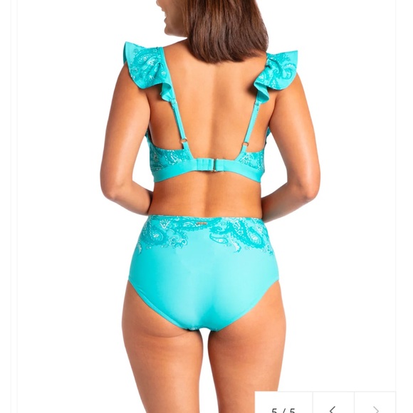 Cabana Life NWT St Pete Ruffled Bikini - Picture 4 of 9